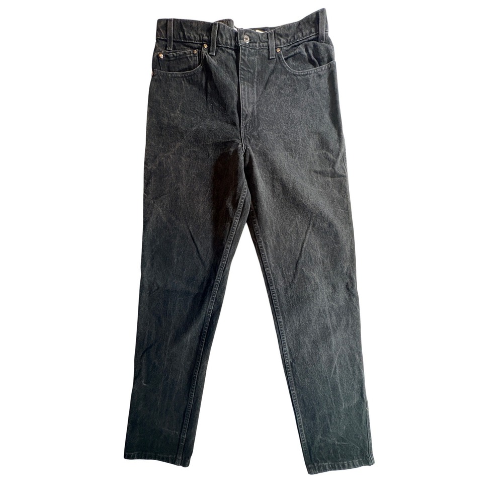 Levi Strauss Signature 540 Relaxed Fit Jeans Mens 34x36 Faded Black Cotton Denim